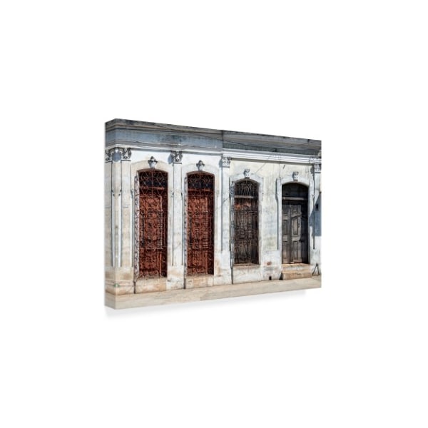 Philippe Hugonnard 'Beautiful Cuban Facade' Canvas Art,12x19